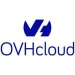 Logo OVH illustrant les services cloud et hébergement utilisés par SBIS Informatique