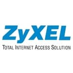 Logo Zyxel illustrant les équipements réseau utilisés par SBIS Informatique